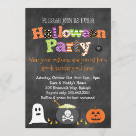 Invitación de la pizarra del fiesta de