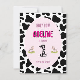 Invitación de la primera fiesta de la vaca sagrada