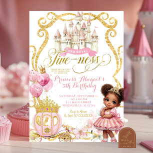 Invitación de la Princesa Africana Afro Real Quint