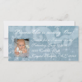 Invitación de la princesa Elsa congelada