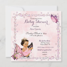 Invitación de la Princesa Mariposa Niña