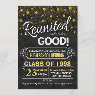 Invitación de la reunión de antiguos alumnos -