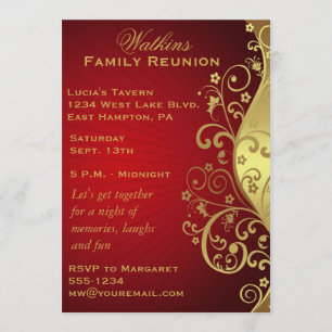 Invitación de la reunión de familia