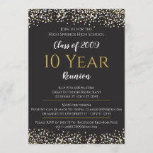 Invitación de la reunión de la High School