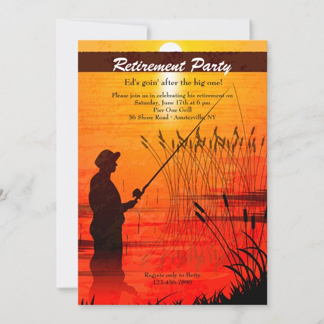 Invitación de la serenidad de la pesca (Anverso)