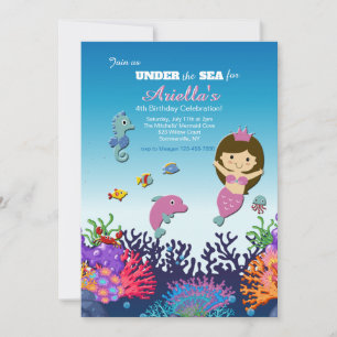 Invitación de la sirena y de los amigos