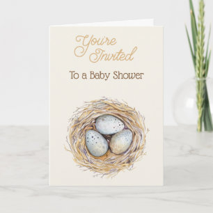 Invitación de la tarjeta de Baby Shower de la