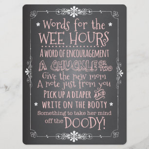 Invitación de la tarjeta de la actividad de Baby