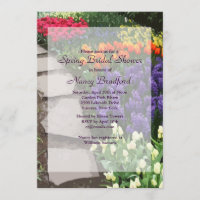 Invitación de la trayectoria del jardín