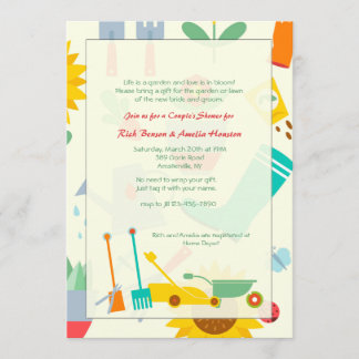 Invitación de la vertiente del jardín