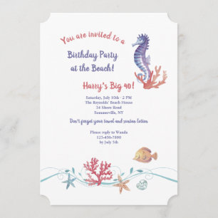 Invitación de la vida marina