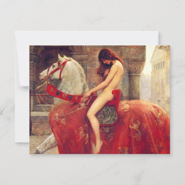 Invitación de Lady Godiva (Anverso)
