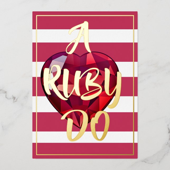 Invitación de Lámina Metálica (Anverso)