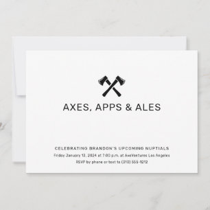 Invitación de Lanzamiento de Hacha