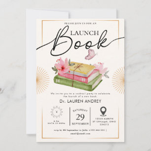 Invitación de lanzamiento de libro