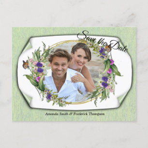 Invitación de las flores de primavera ecológicas s