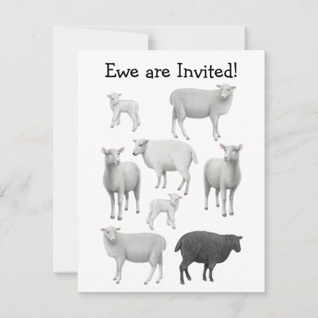 Invitación de las ovejas negras (Anverso)