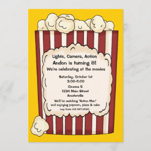 Invitación de las palomitas