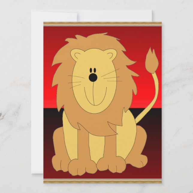 Invitación de león (Anverso)