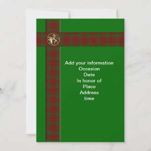 Invitación de león de cobalto escocés