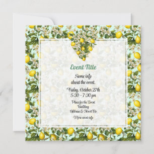 Invitación de limones