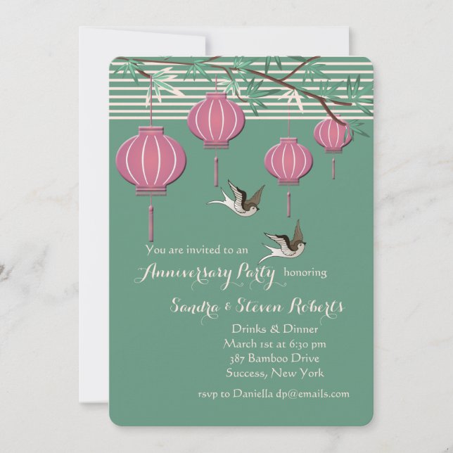 Invitación de Linternas (Anverso)