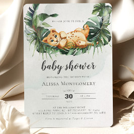 Invitación de Lion Baby Shower