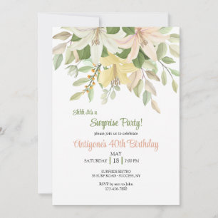 Invitación de Lirios Rubrum