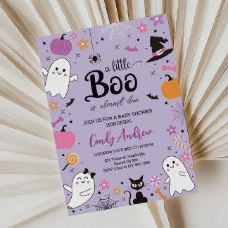 Invitación de Little Boo Baby Shower