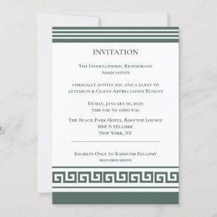 Invitación de Llave Griega