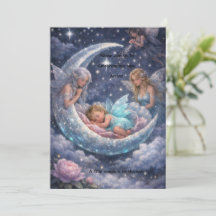 Invitación de llegada bajo la luz de la luna para