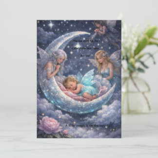 Invitación de llegada bajo la luz de la luna para