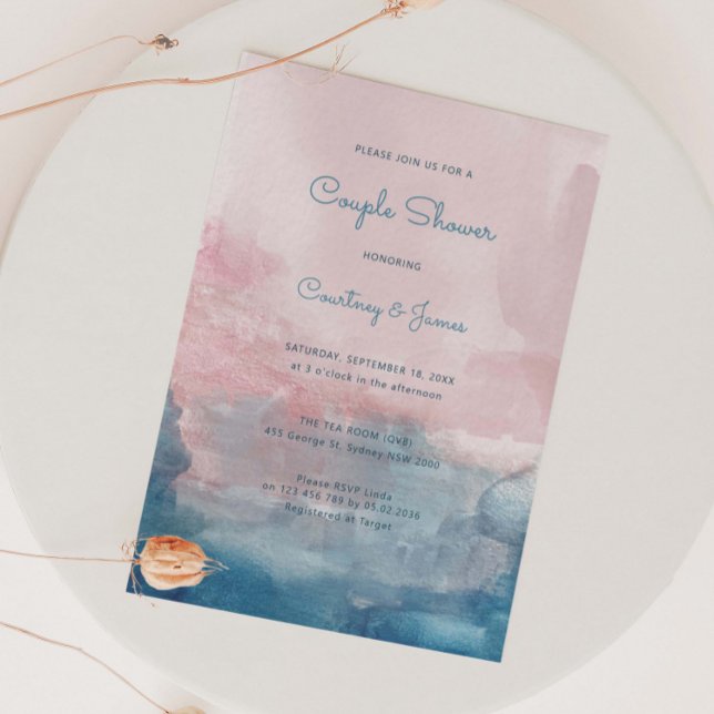 Invitación de lluvia de regalos para pareja con ac (Subido por el creador)