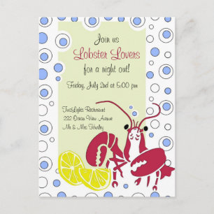 Invitación de Lobster Lovers