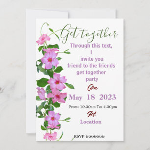 Invitación de los amigos