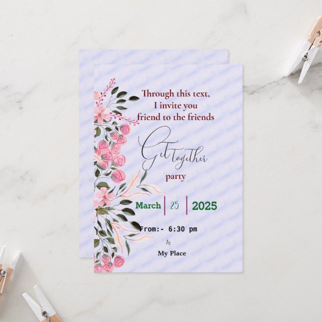 Invitación de los amigos (Anverso/Reverso In Situ)