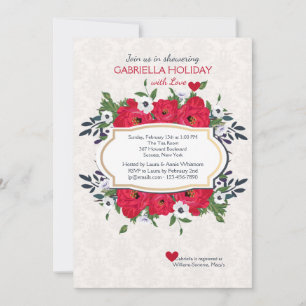 Invitación de los Anemones Rojos