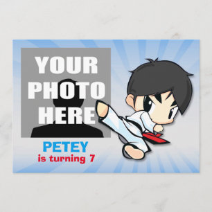 Invitación de los artes marciales - PERSONALIZADO