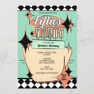 Invitación de los cincuenta y medio del siglo