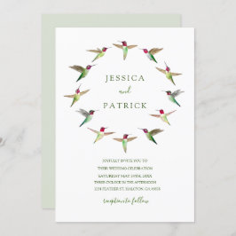 Invitación de los colibríes de Anna