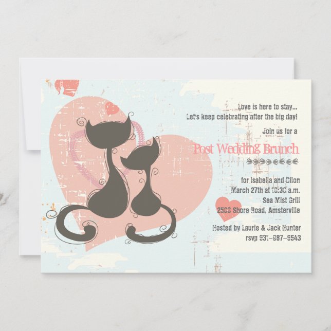 Invitación de los gatos del amor (Anverso)