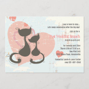Invitación de los gatos del amor
