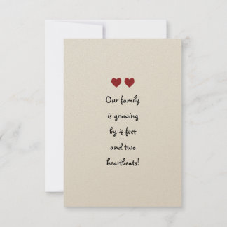 Invitación de los gemelos bebés