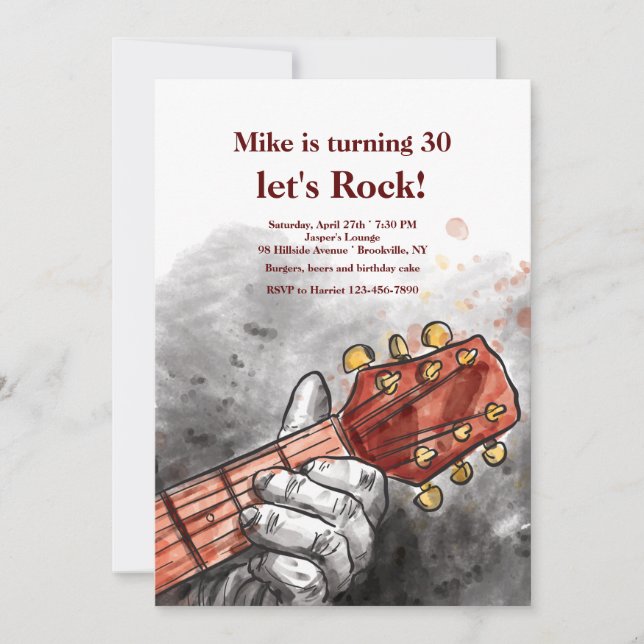 Invitación de los guitaristas (Anverso)