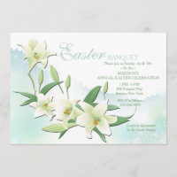 Invitación de los lirios de pascua