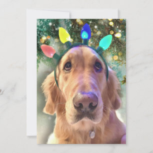 Invitación de los Navidades de perro de Nova the G