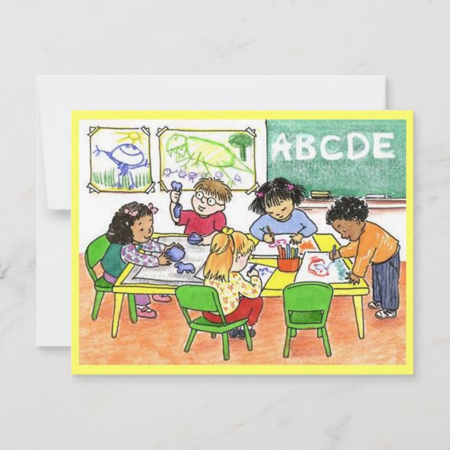 INVITACIÓN DE LOS NIÑOS EN LOS NEGOCIOS (Anverso)