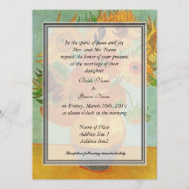 invitación de los padres de la novia, van Gogh gir