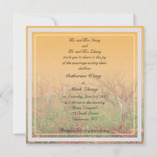 Invitación de los padres de la novia y el novio, h