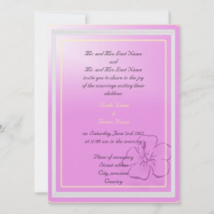 Invitación de los padres novios y novios